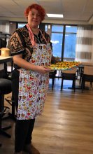 Sylvana met de gekleure eieren